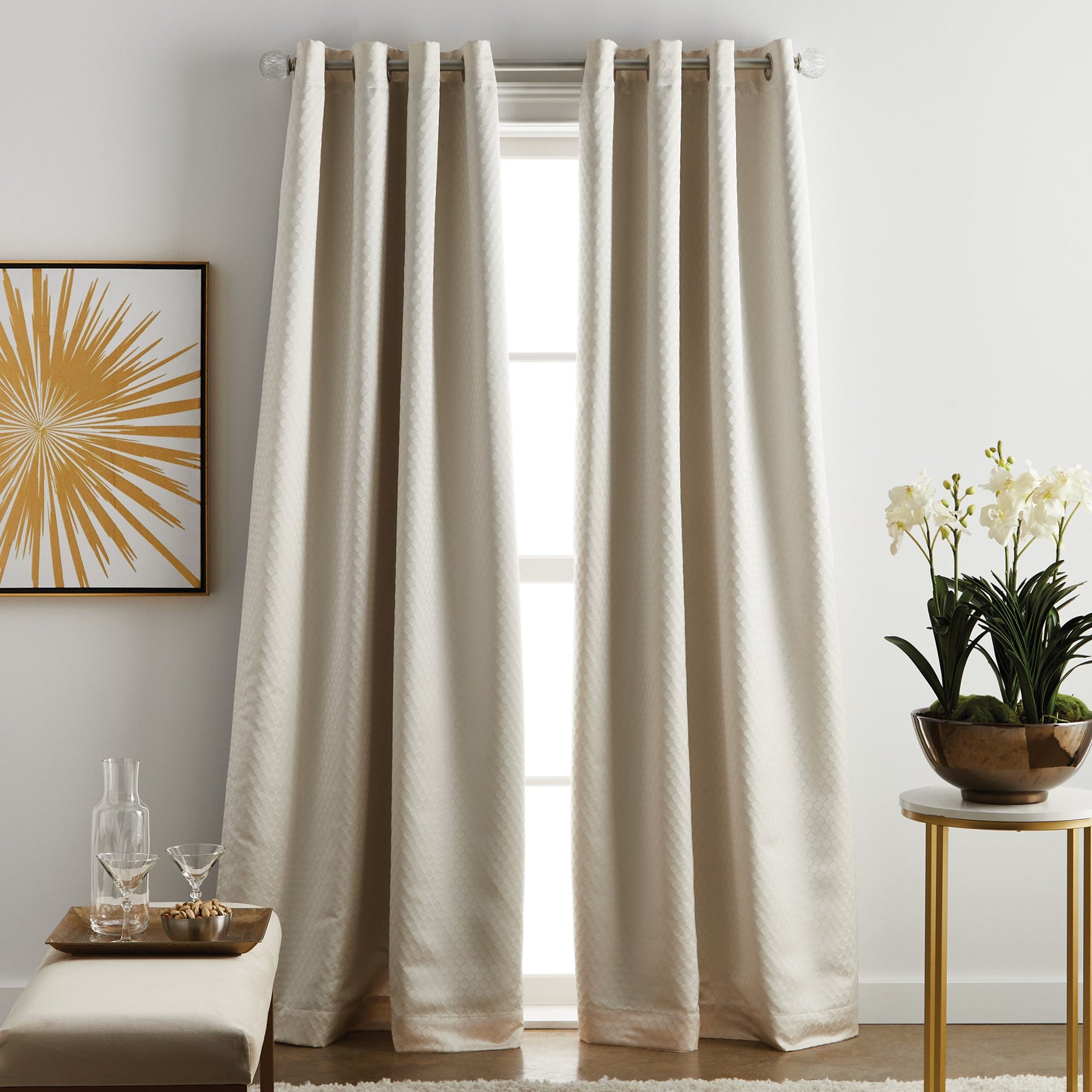 Martha Stewart Lynx Curtain Panel