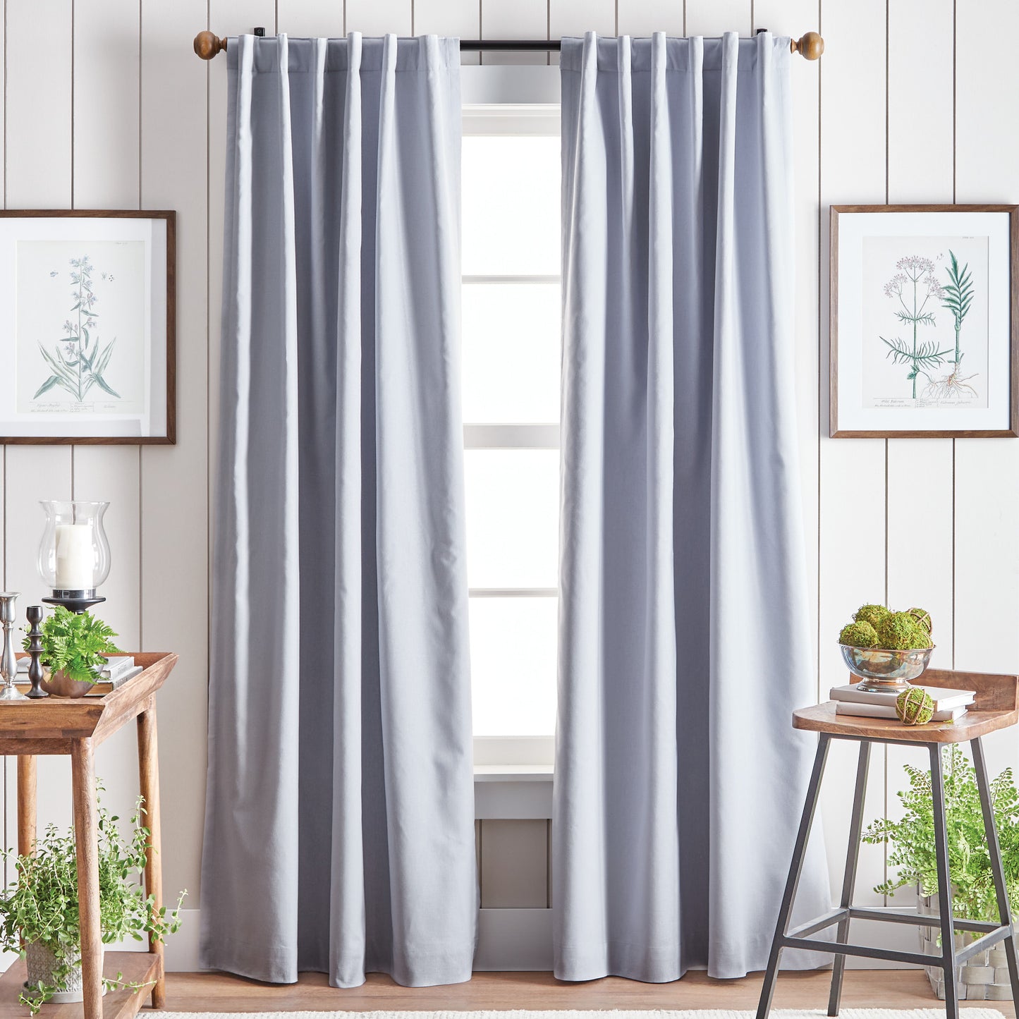 Martha Stewart Lido Linen Curtain Panel