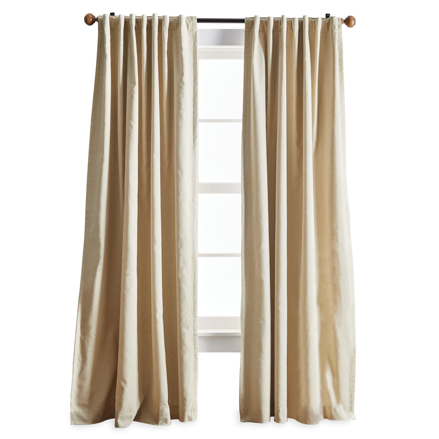 Martha Stewart Lido Linen Curtain Panel
