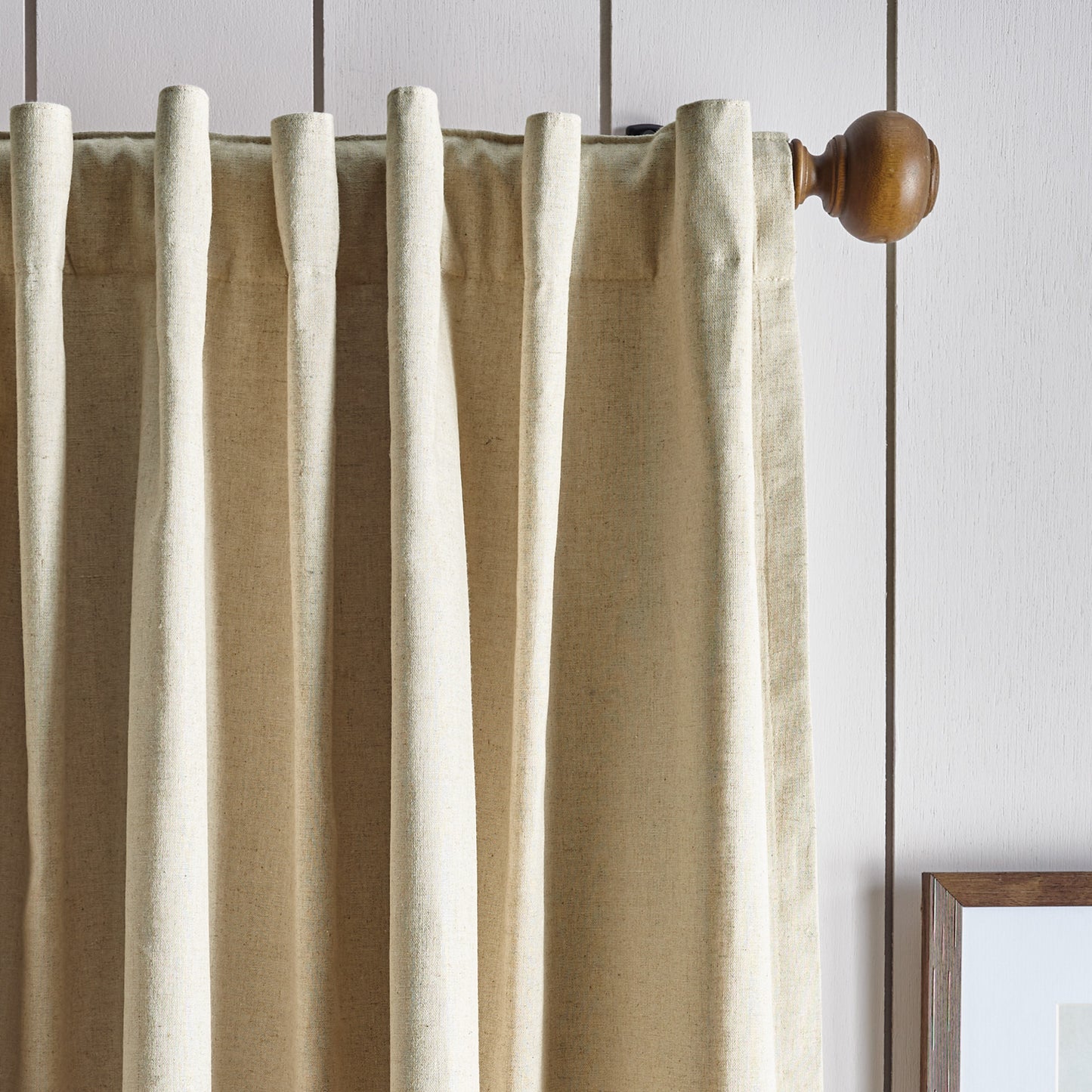 Martha Stewart Lido Linen Curtain Panel