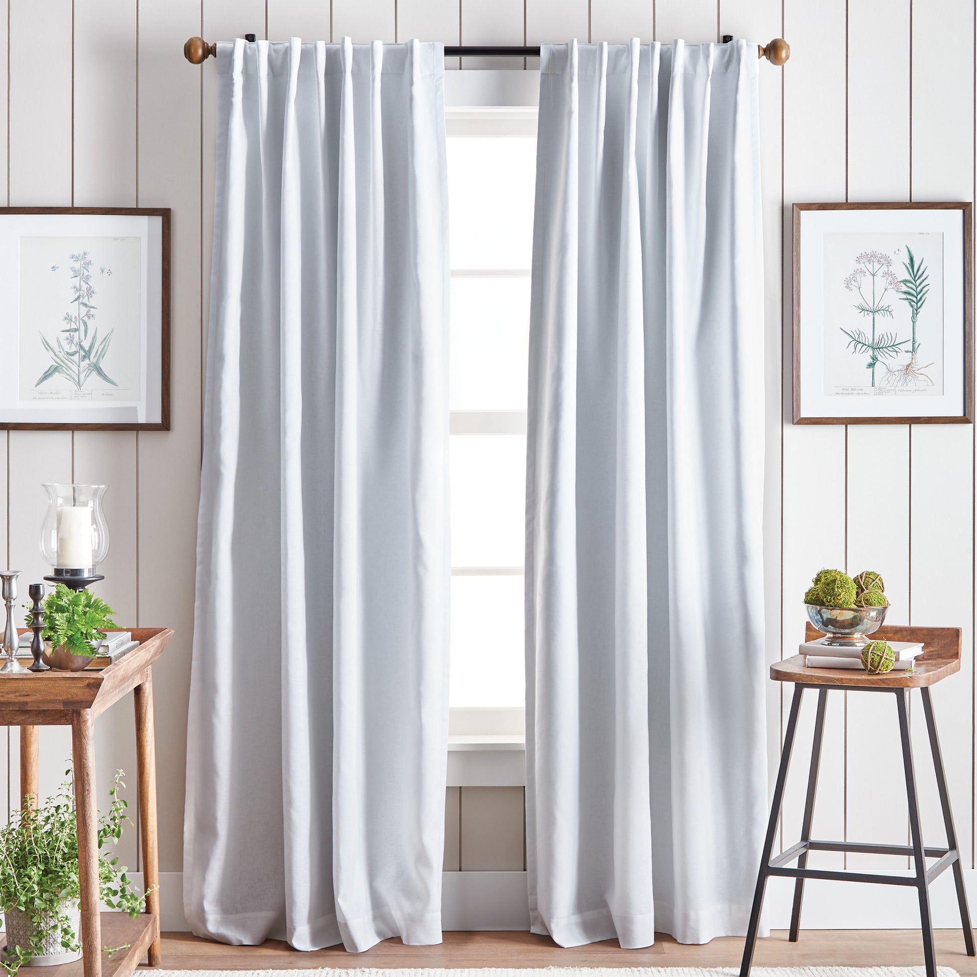 Martha Stewart Lido Linen Curtain Panel 