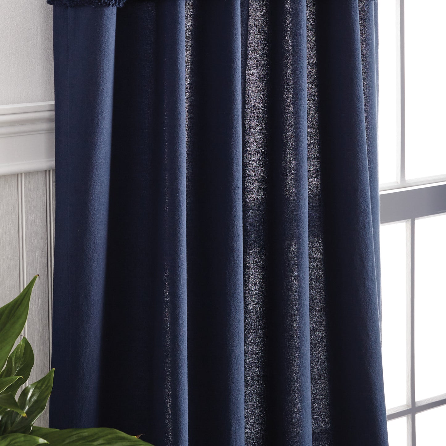 Martha Stewart Water's Edge Tufted Curtain Panels