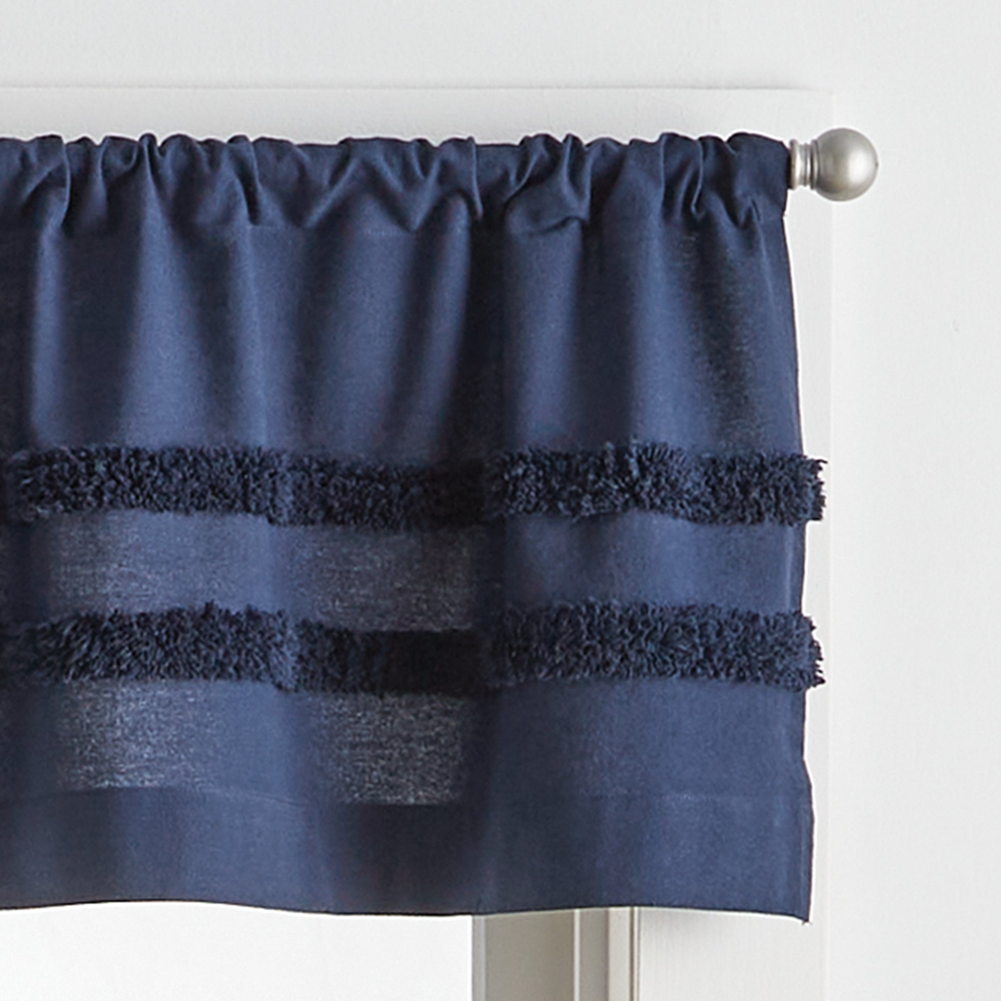 Martha Stewart Water's Edge Tufted Curtain Panels