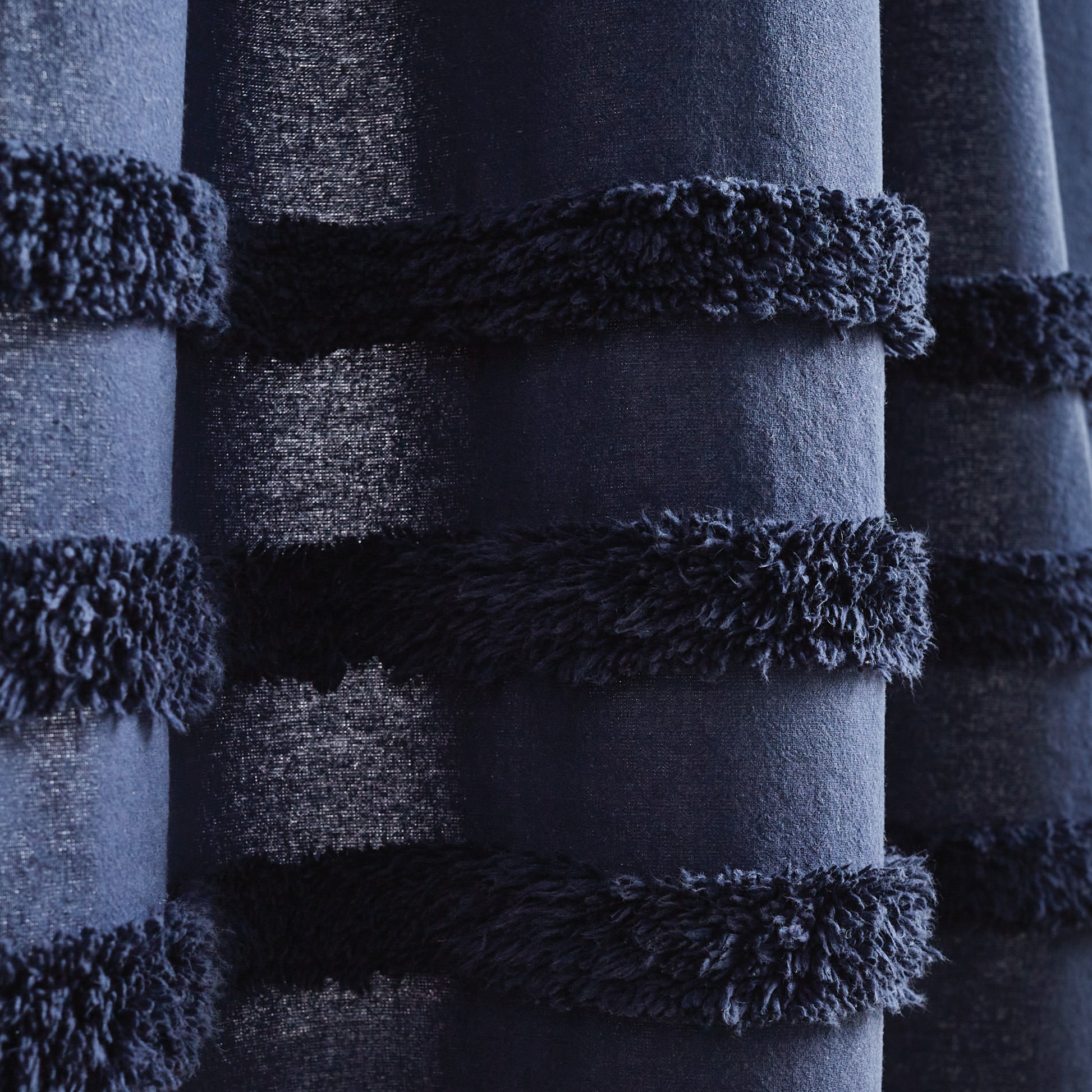 Martha Stewart Water's Edge Tufted Curtain Panels