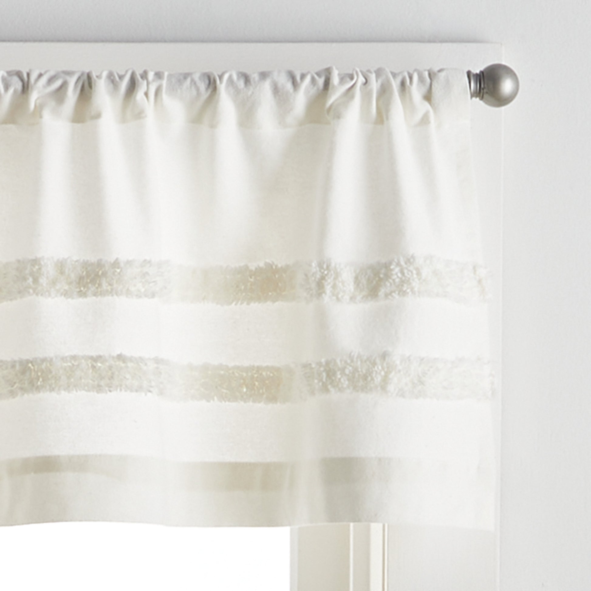 Martha Stewart Water's Edge Tufted Curtain Panels
