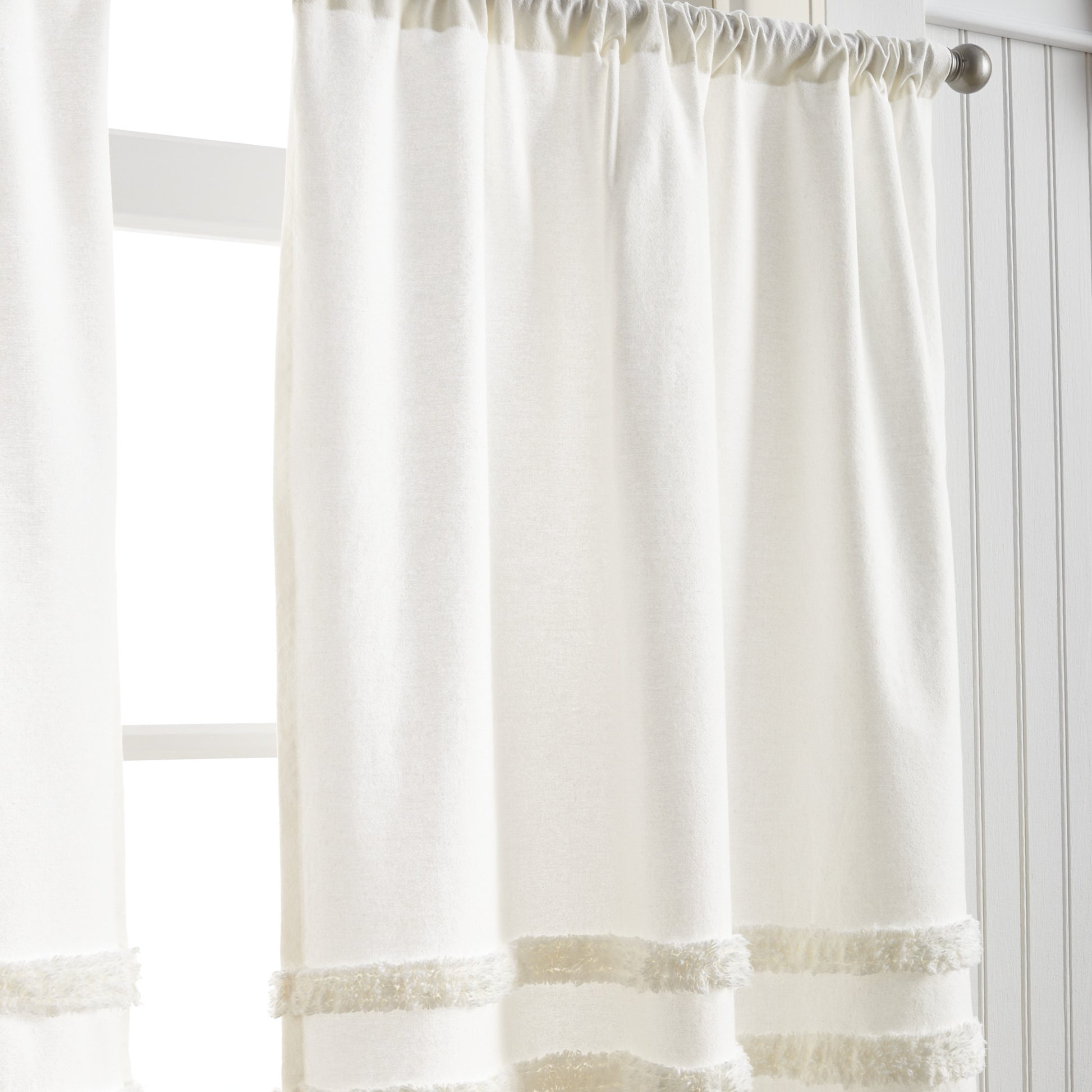 Martha Stewart Water's Edge Tufted Curtain Panels