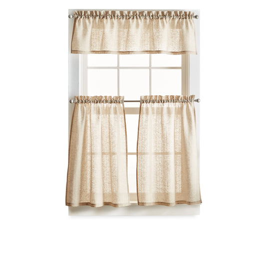 Martha Stewart Linen Stripe Curtain Panel