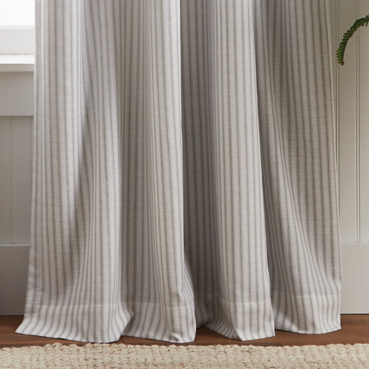Martha Stewart Ticking Stripe Curtain Panel