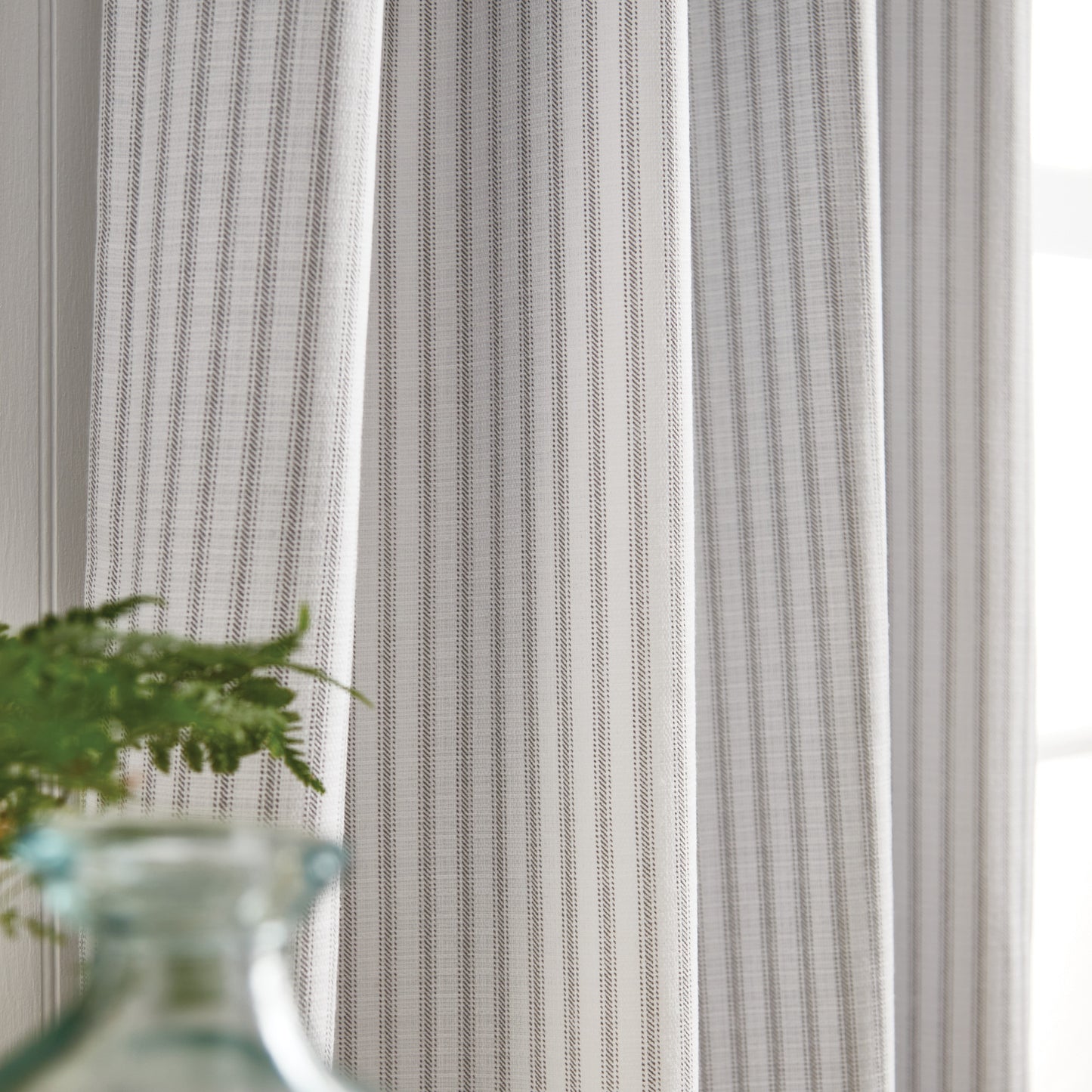 Martha Stewart Ticking Stripe Curtain Panel