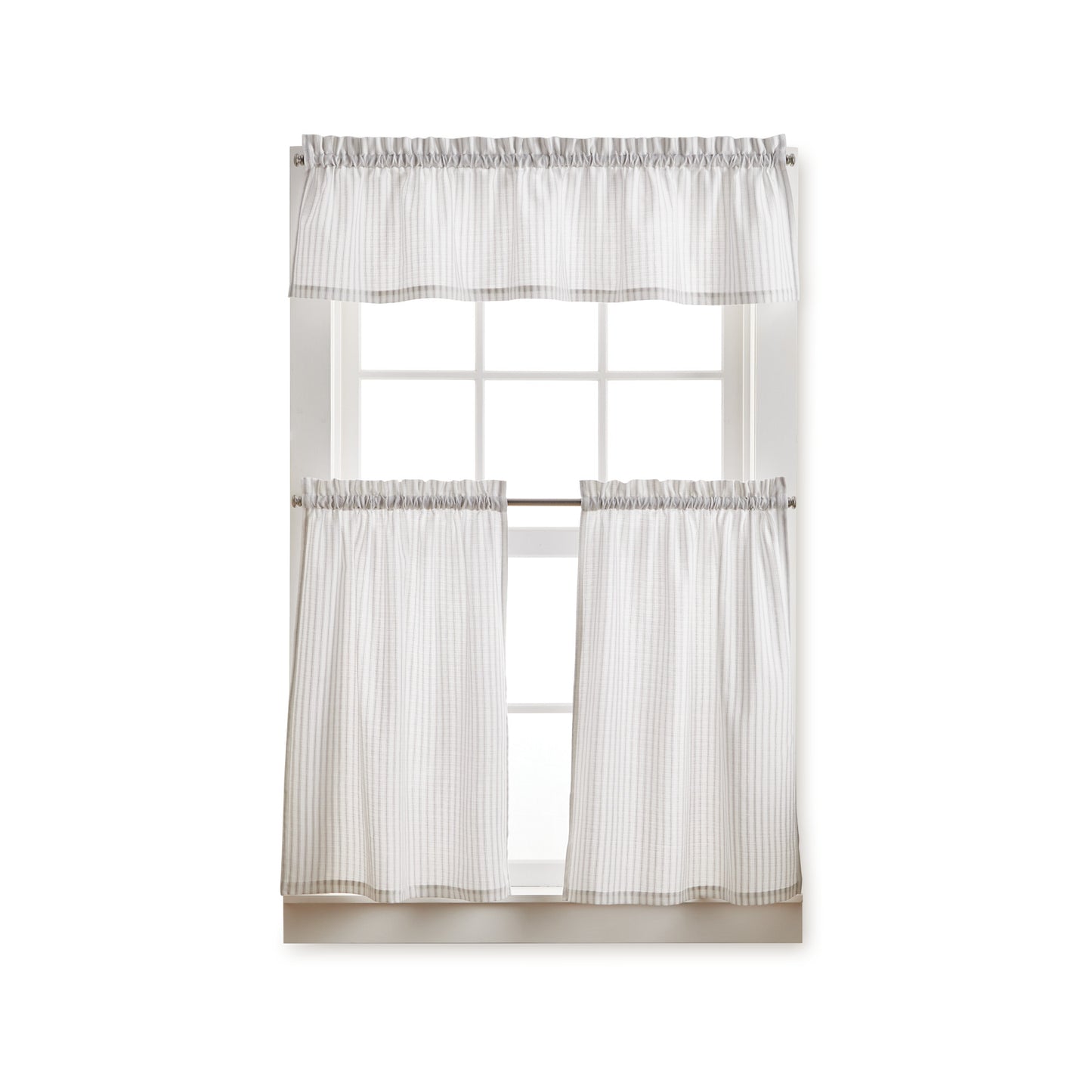Martha Stewart Ticking Stripe Curtain Panel