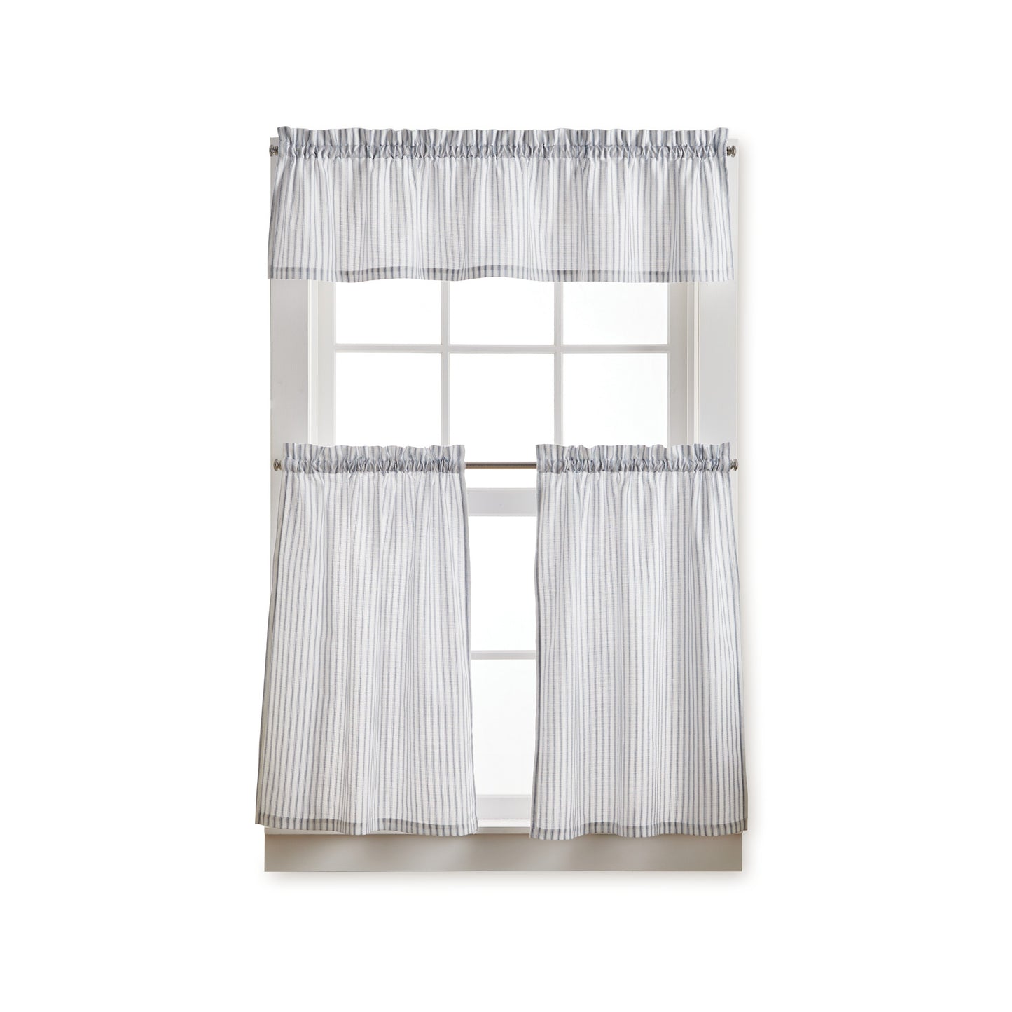 Martha Stewart Ticking Stripe Curtain Panel