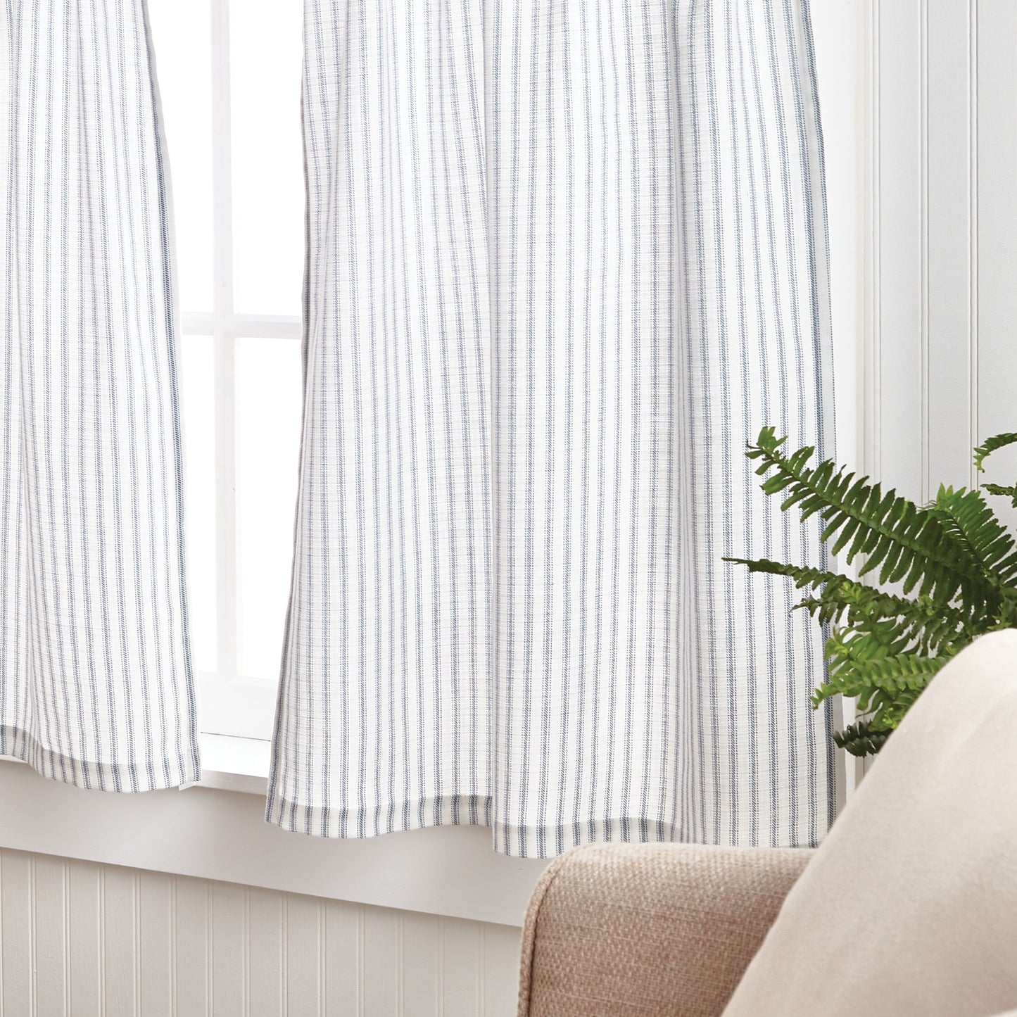 Martha Stewart Ticking Stripe Curtain Panel