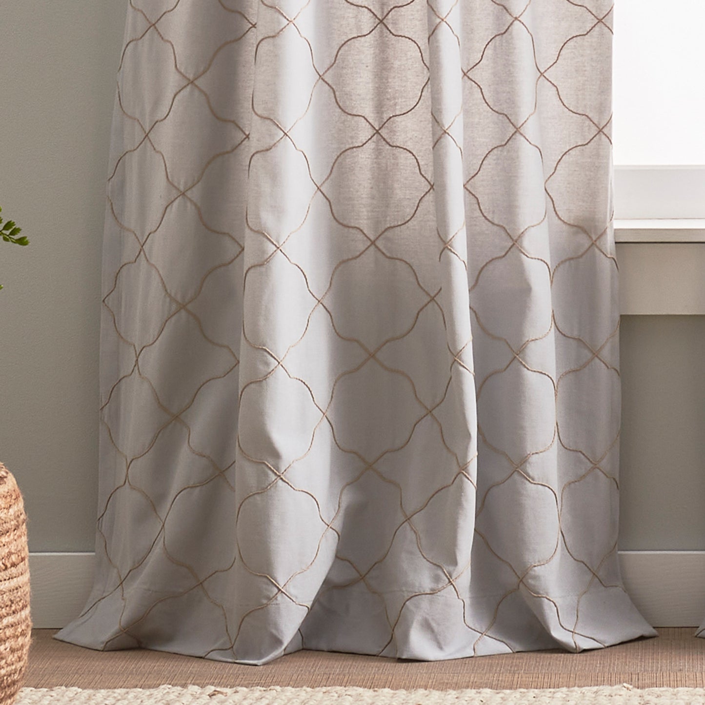 Peri Home Mallorca Embroidery Curtain Panel