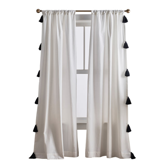 Peri Home Chunky Tassel Curtain Panel