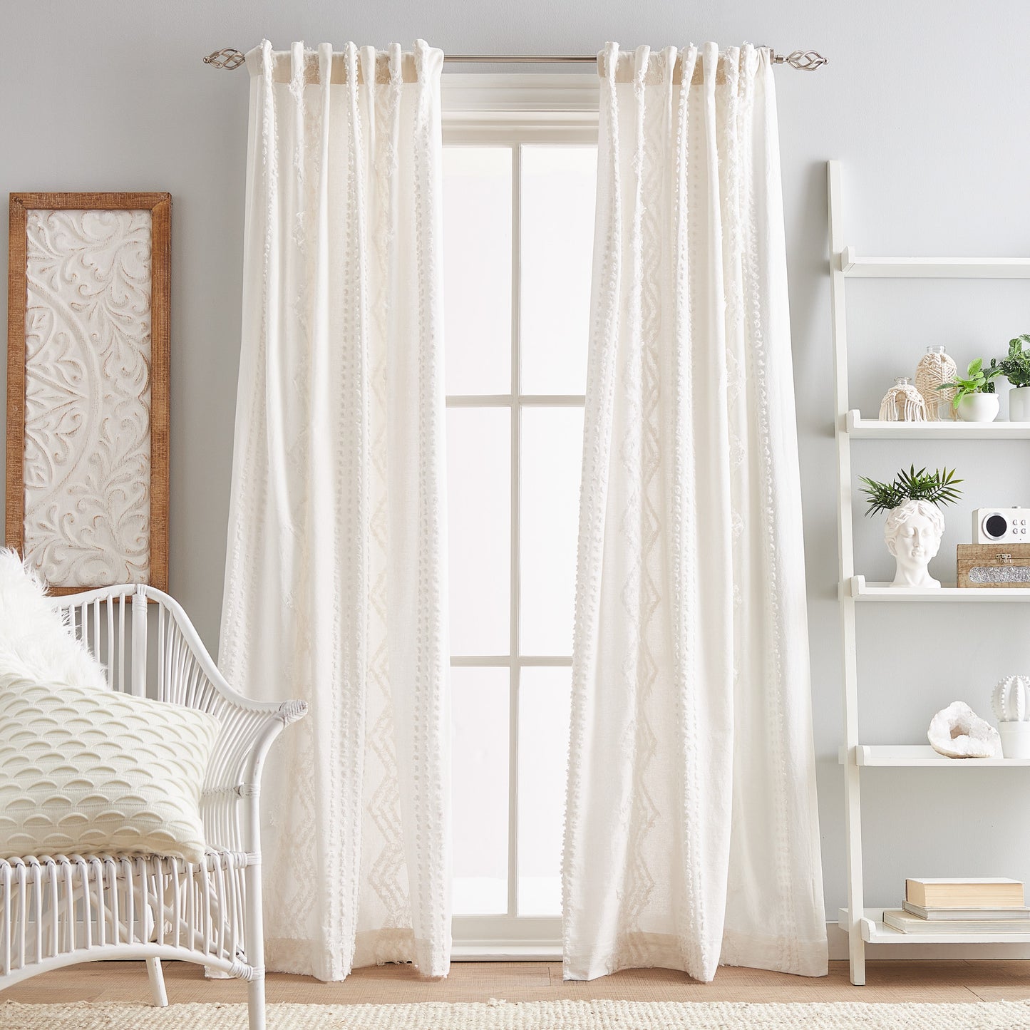 Peri Home Cut Geo Curtain Panel
