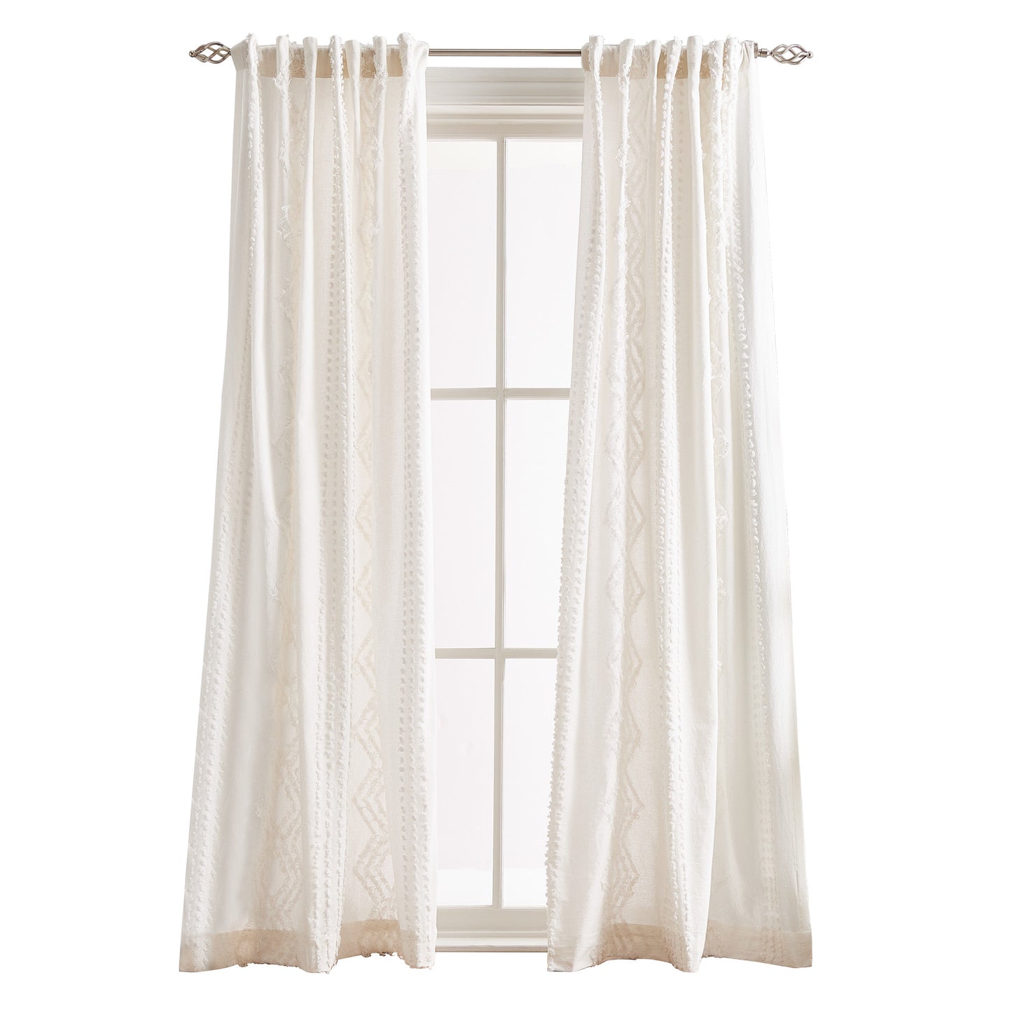 Peri Home Cut Geo Curtain Panel
