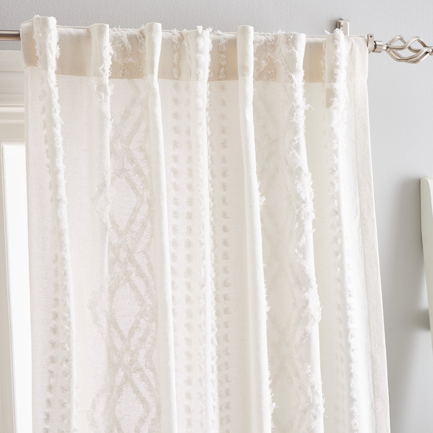 Peri Home Cut Geo Curtain Panel