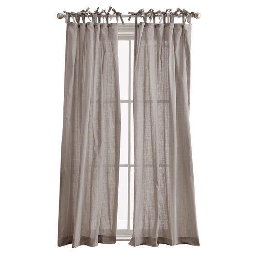 Peri Home 100% Cotton Sheer Curtain Panel
