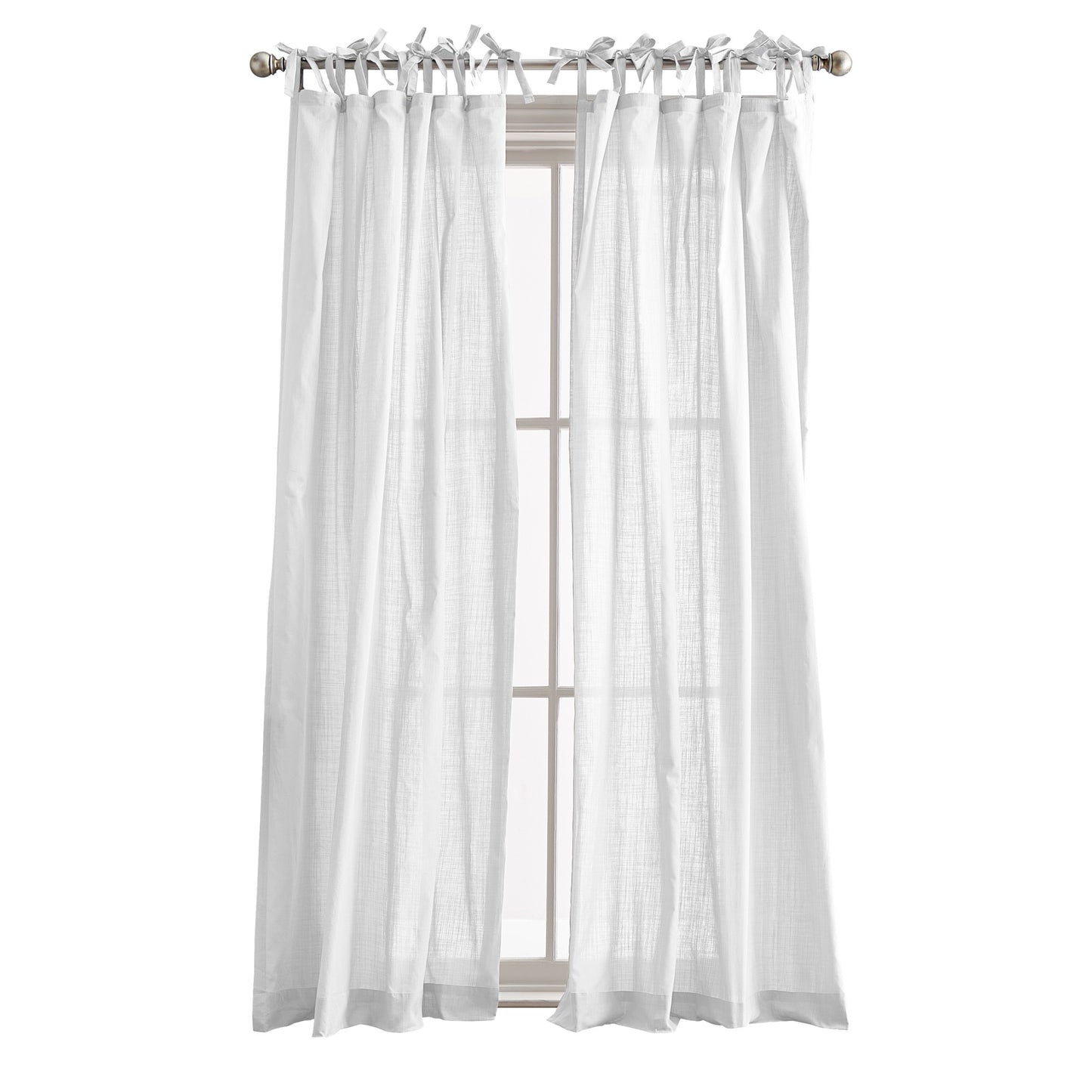 Peri Home 100% Cotton Sheer Curtain Panel