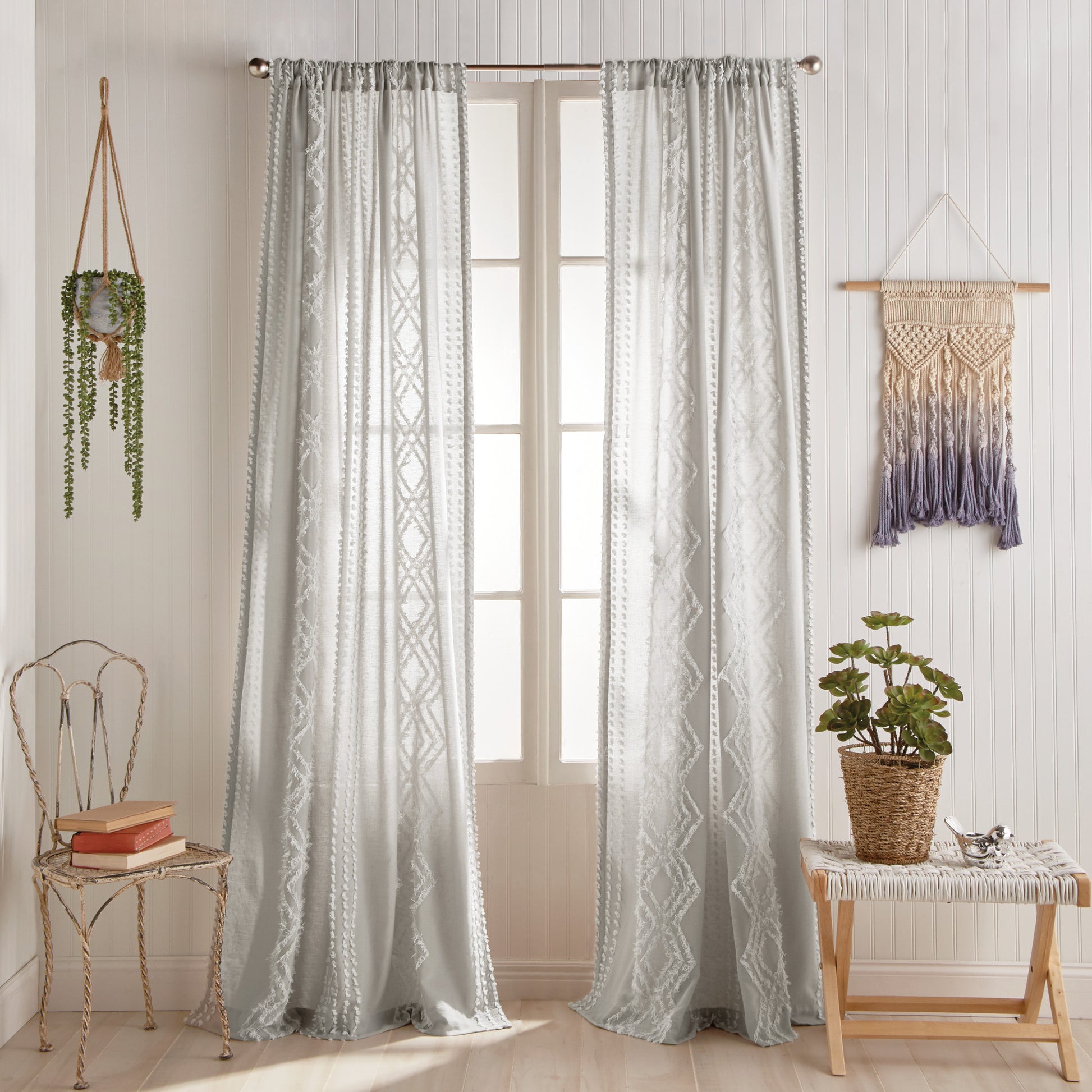 Peri Home Cut Geo Curtain Panel