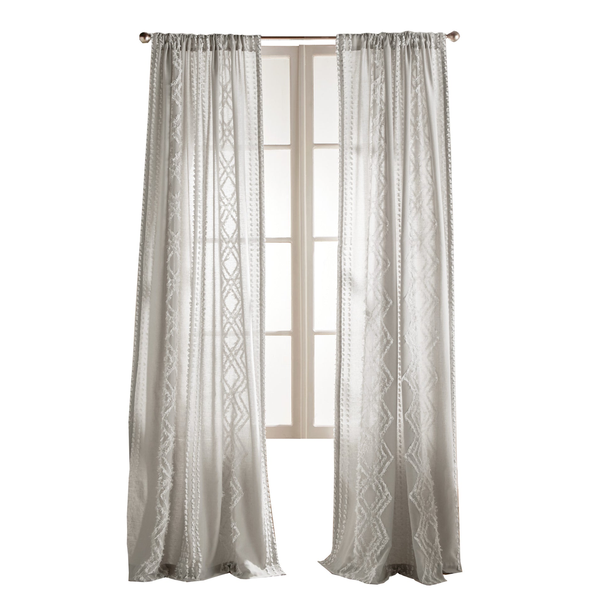 Peri Home Cut Geo Curtain Panel