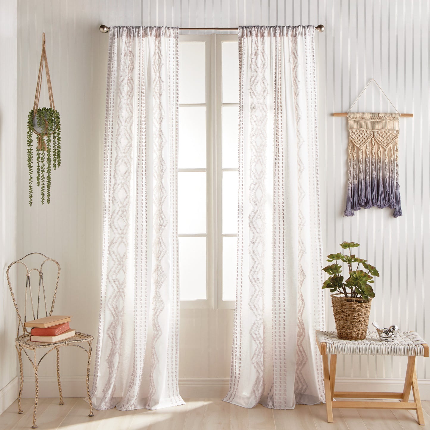 Peri Home Cut Geo Curtain Panel