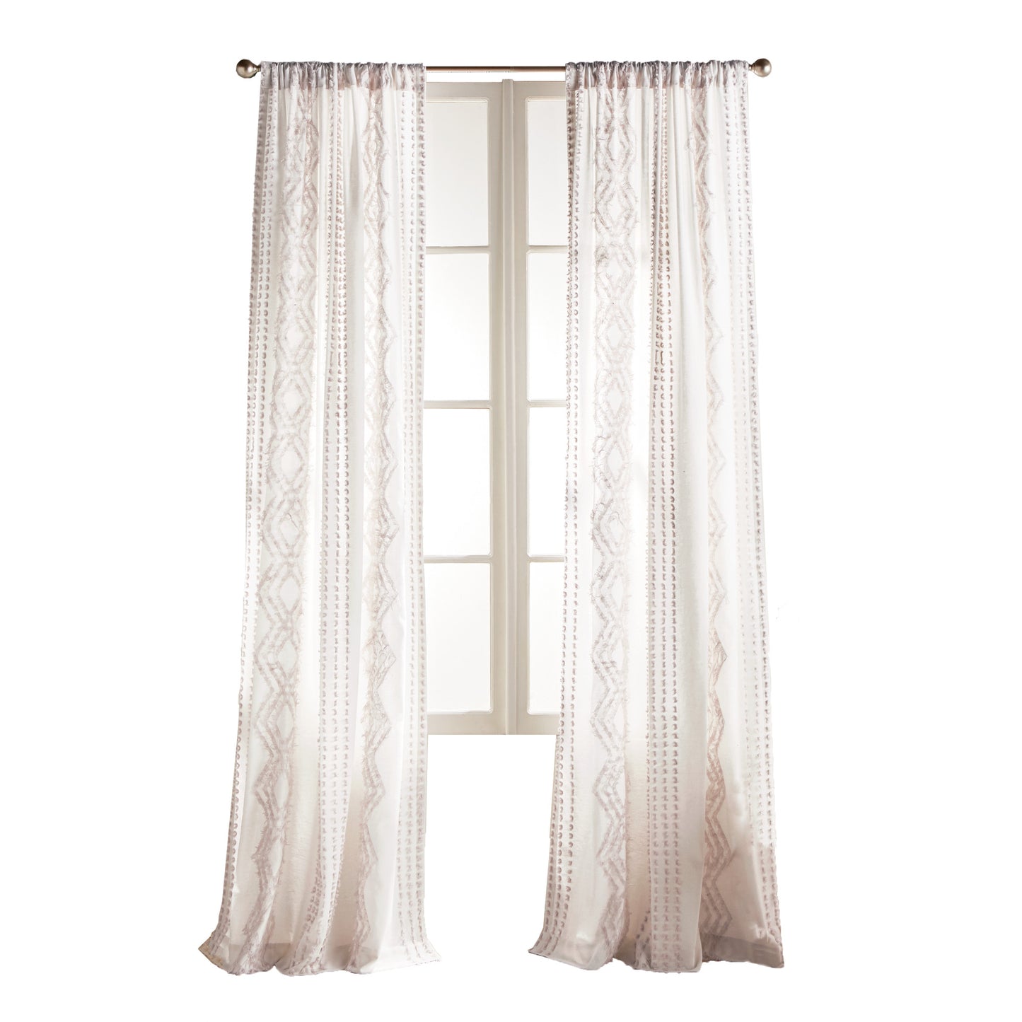 Peri Home Cut Geo Curtain Panel