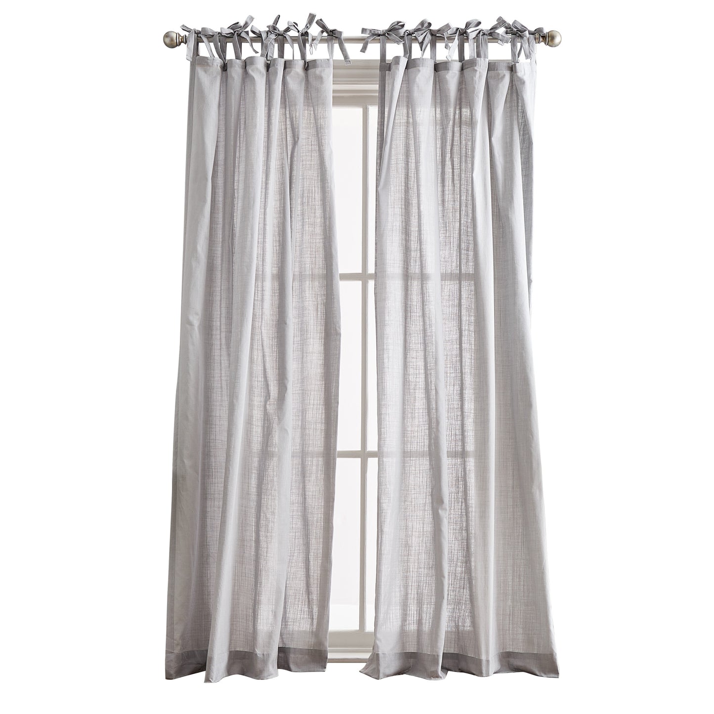 Peri Home 100% Cotton Sheer Curtain Panel