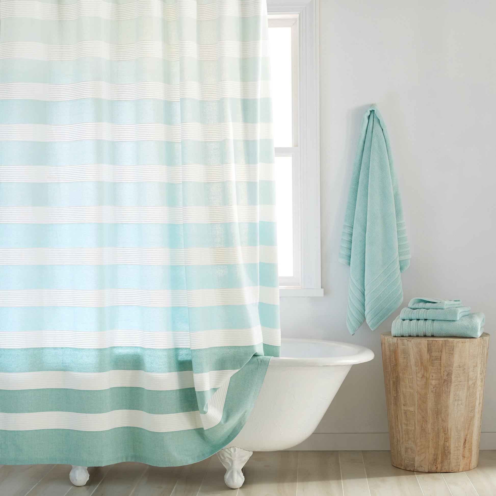 DKNY Highline Stripe Shower Curtain