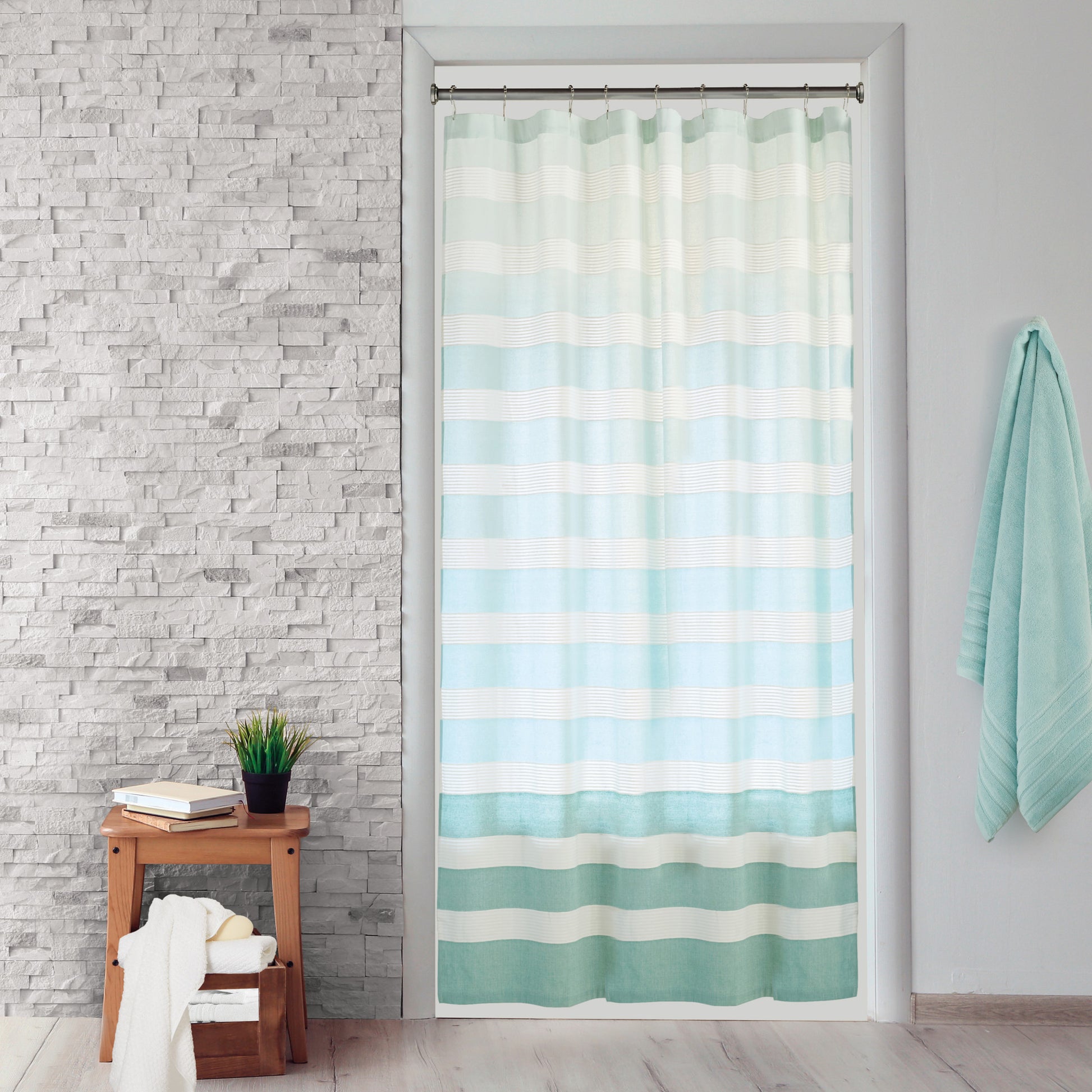 DKNY Highline Stripe Shower Curtain