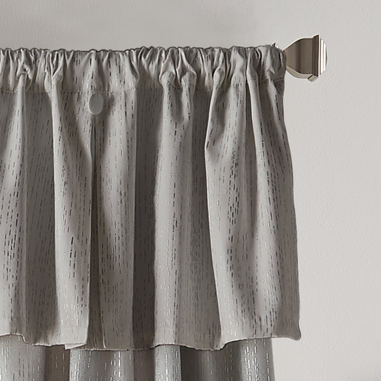 DKNY Urban Melody Window Valance Grey