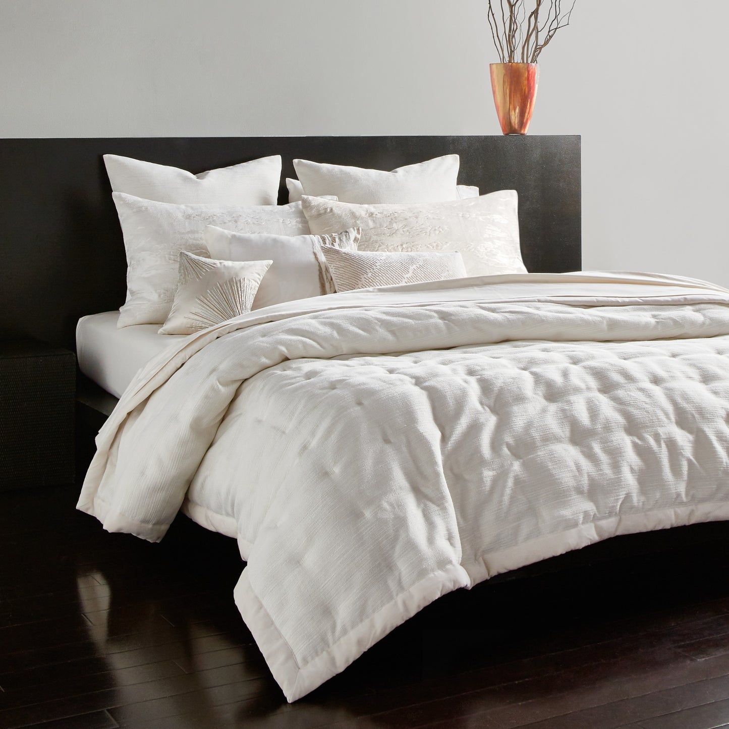 Donna Karan Radiance Quilt Collection Ivory