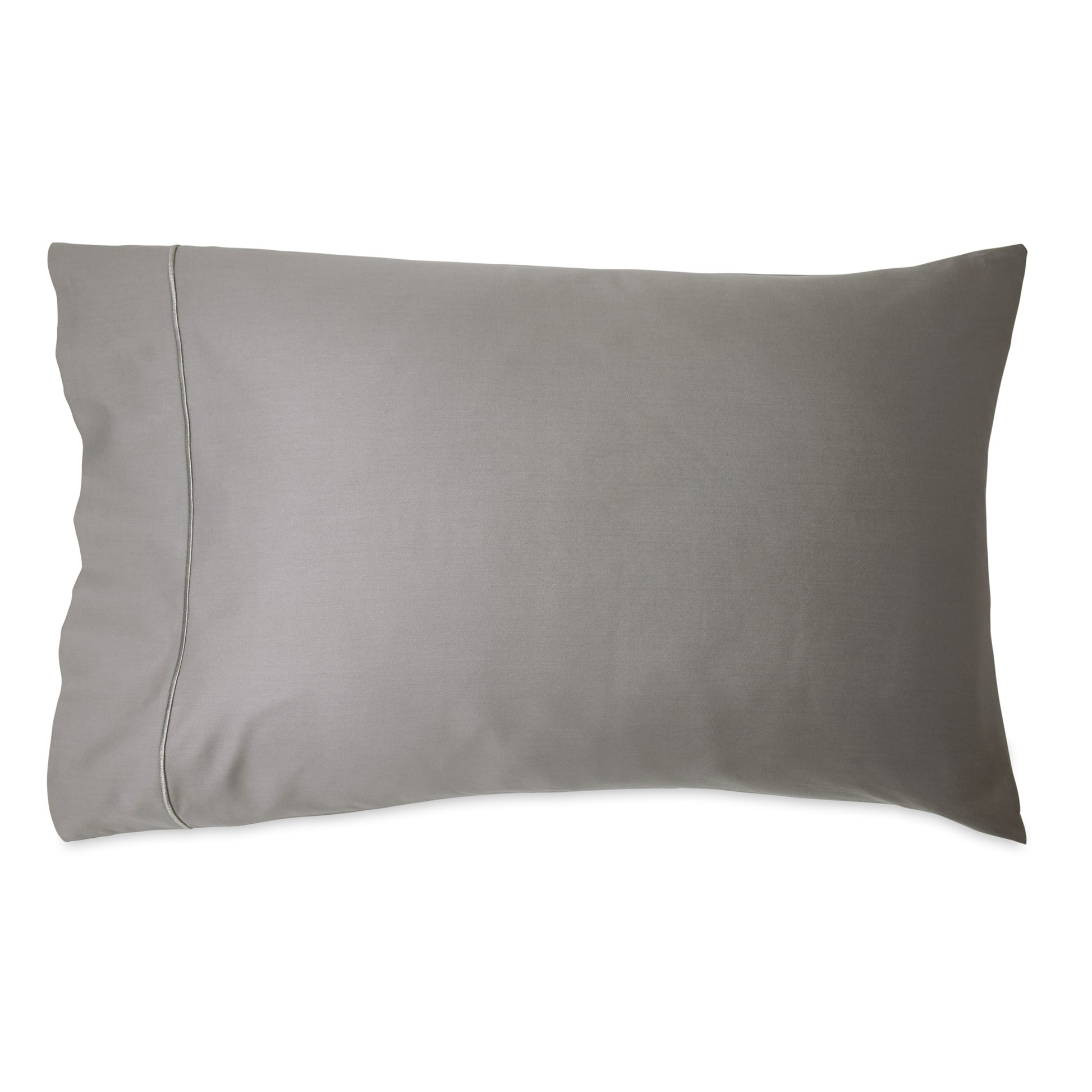 Donna Karan Silk Indulgence Sheet Collection Grey Pillowcase
