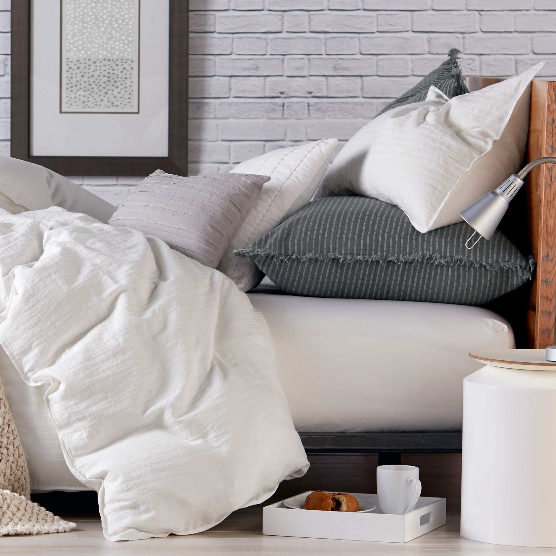 DKNY PURE Comfy Bedding Comforter Collection White