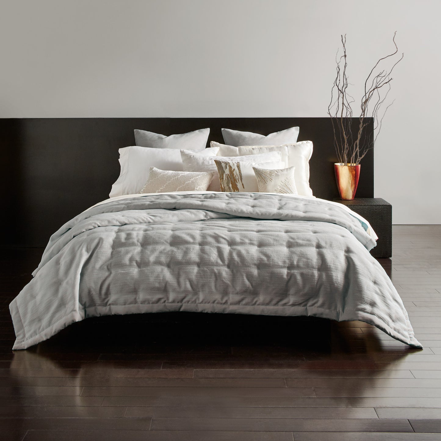 Donna Karan Radiance Quilt Collection Grey