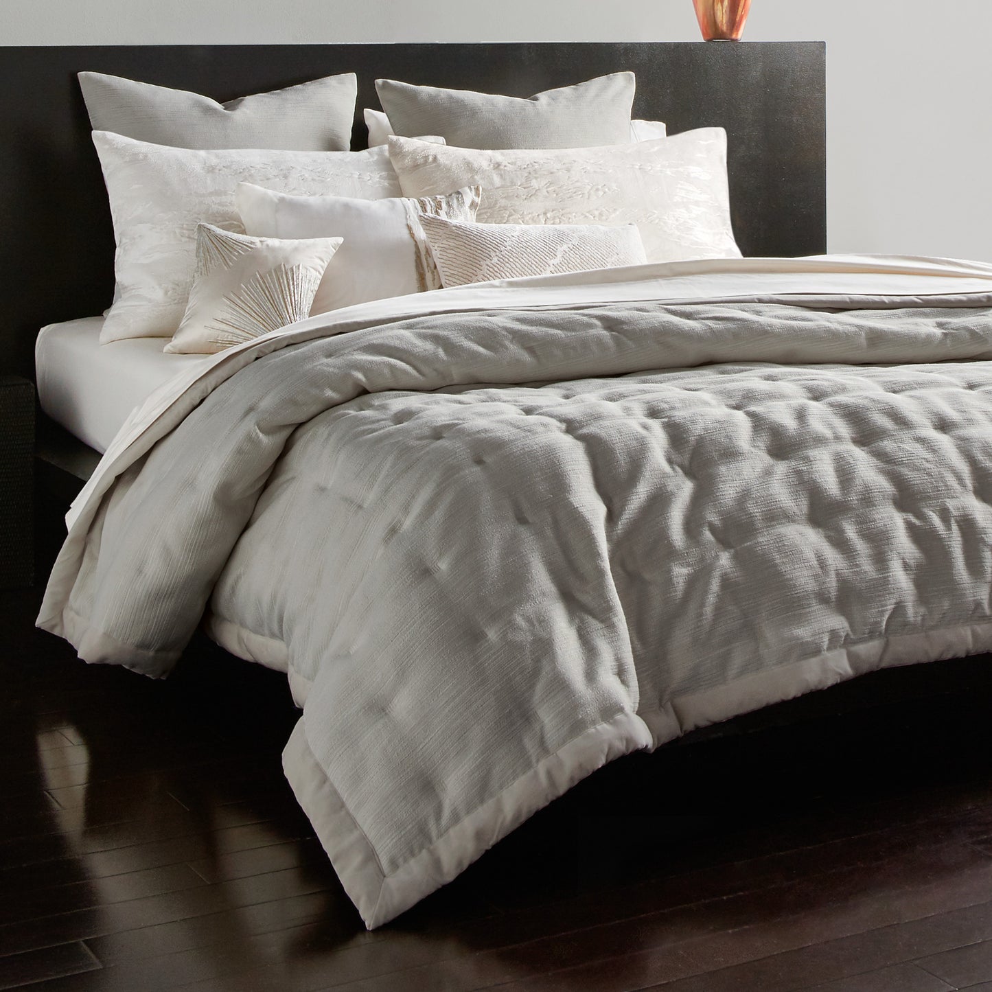 Donna Karan Radiance Quilt Collection Grey