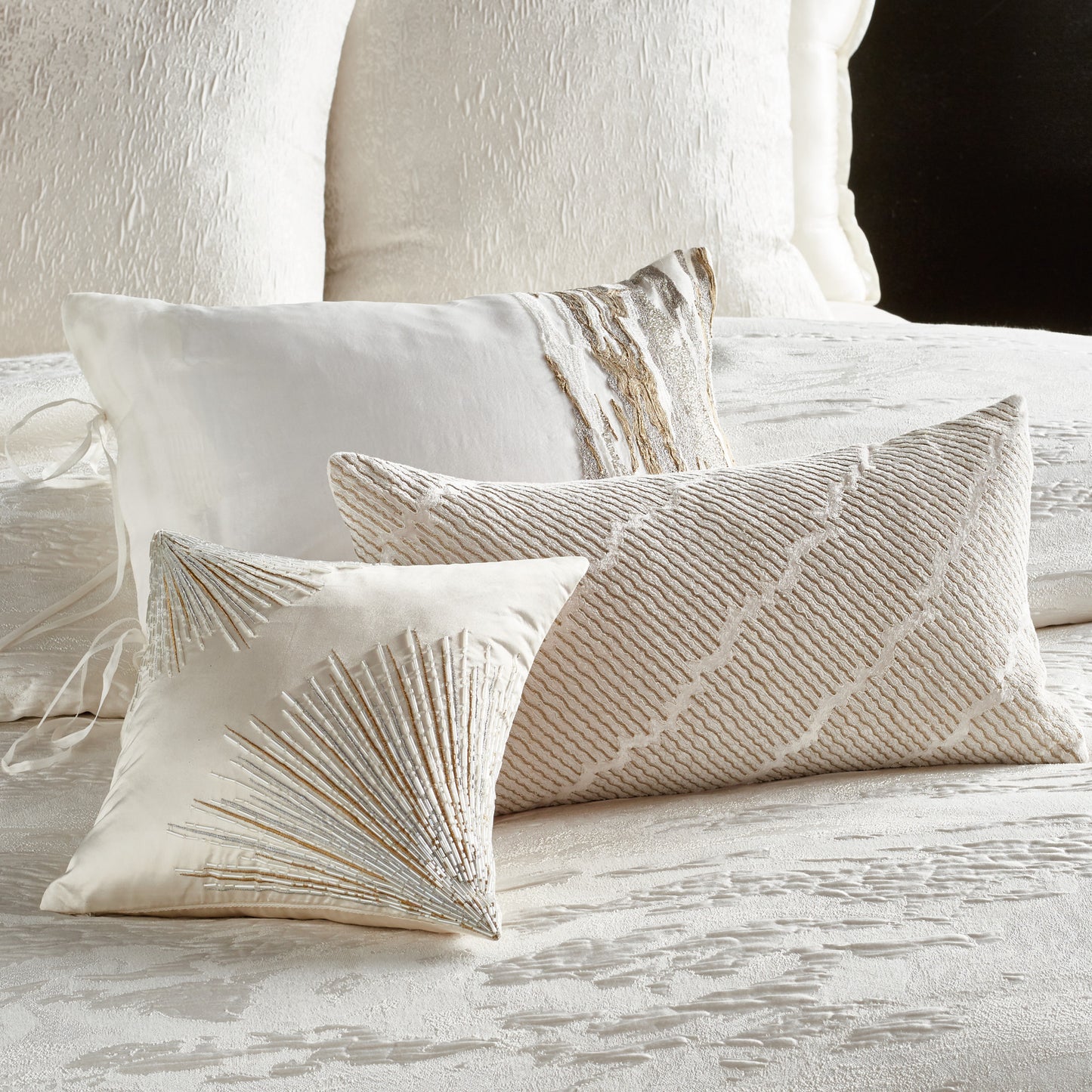 Donna Karan Seduction Embroidered Decorative Pillows