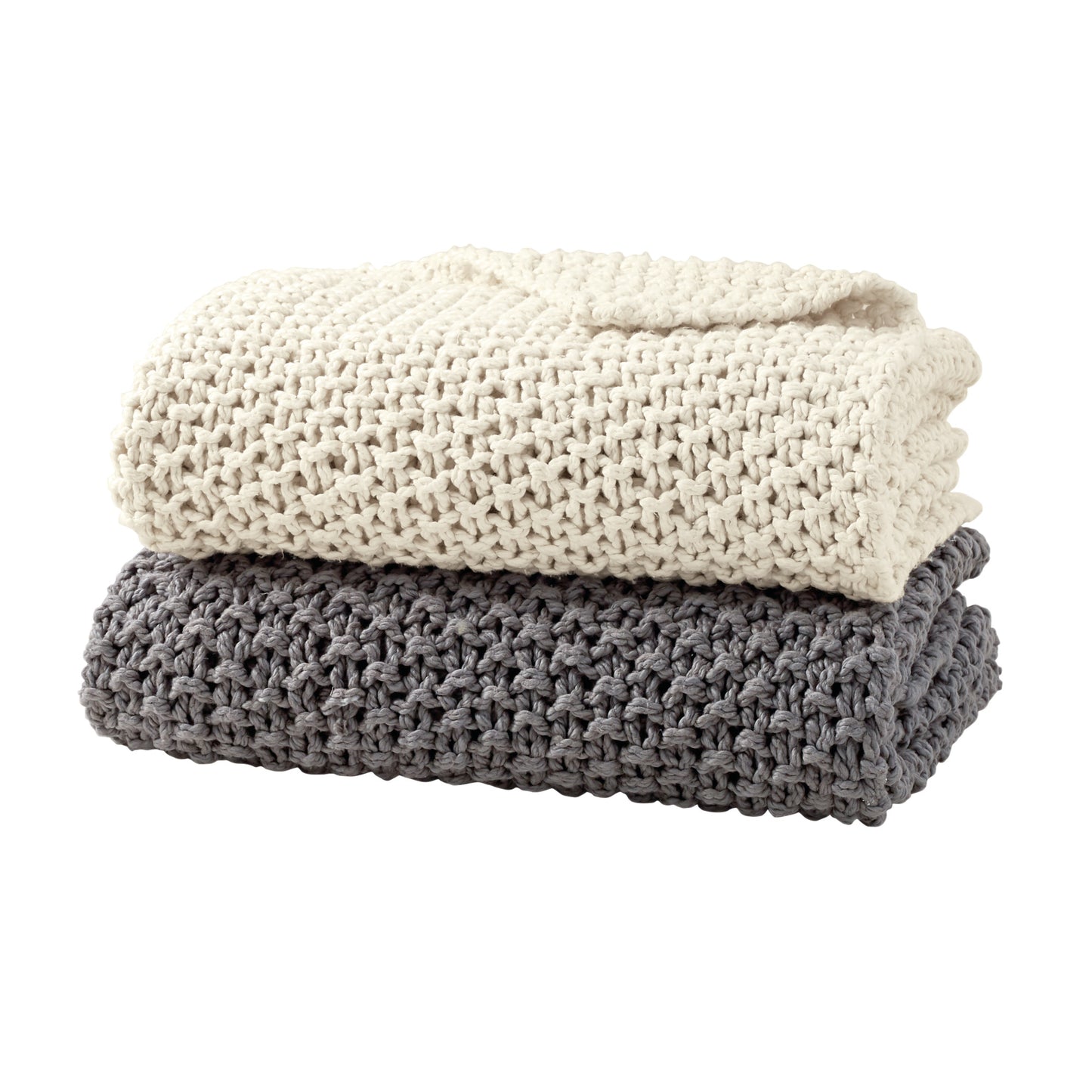 Pure Chunky Knit Throw