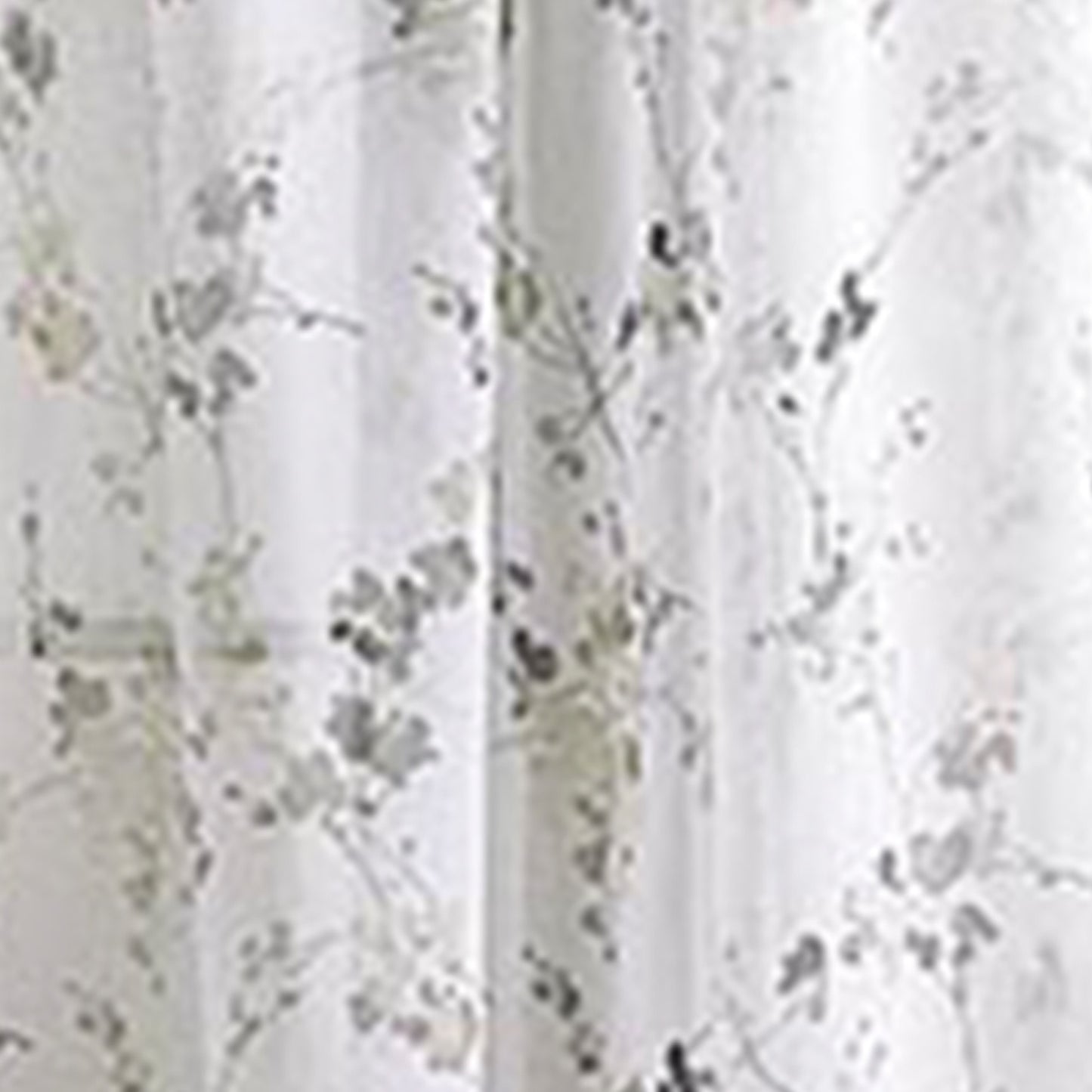DKNY Wallflower Sheer Inverted Pleat Curtain Panel Pair