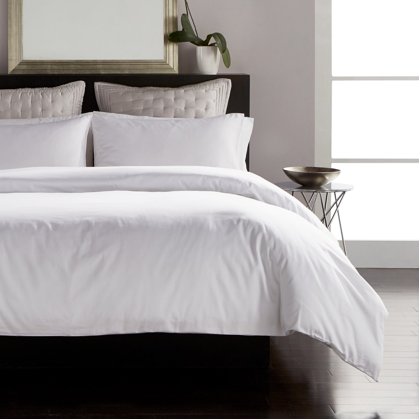 Donna Karan Silk Indulgence Duvet Set White