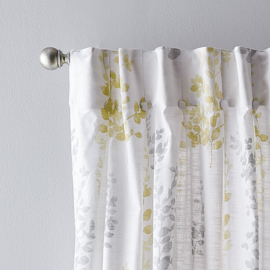 DKNY Watercolor Petunia Curtain Panel Pair