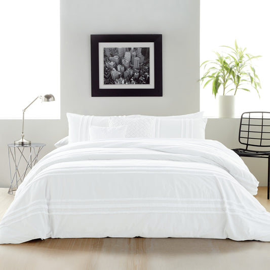 DKNY Chenille Stripe Comforter Set