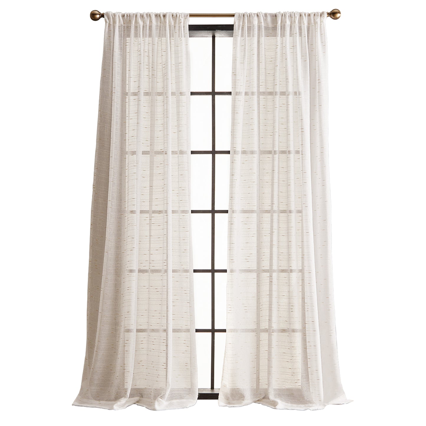 DKNY Urban Sparkle Curtain Panel Pairs