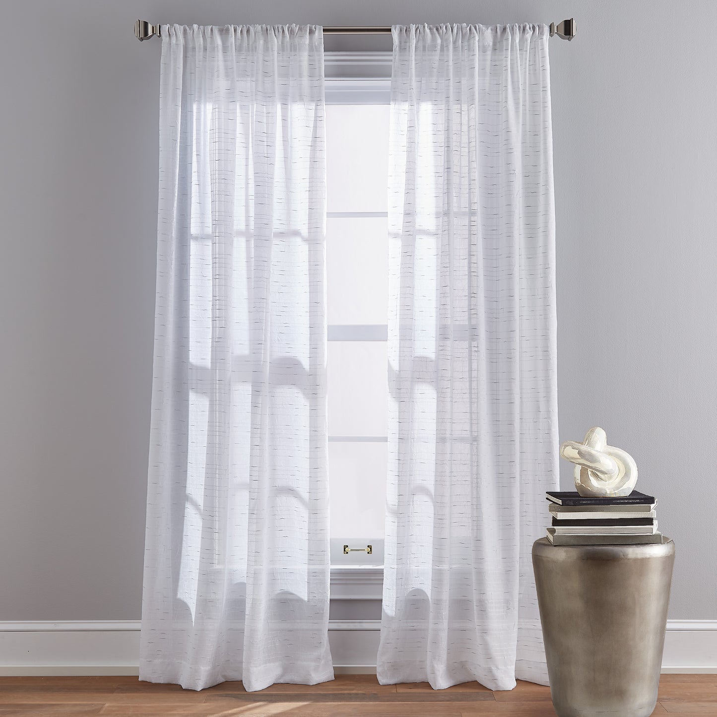 DKNY Urban Sparkle Curtain Panel Pairs