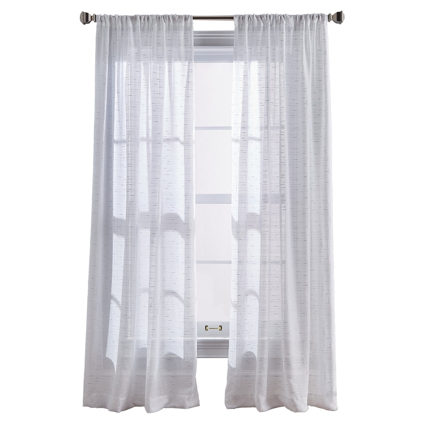 DKNY Urban Sparkle Curtain Panel Pairs