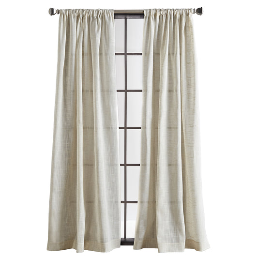 DKNY Classic Linen Blackout Curtain Panel Pair