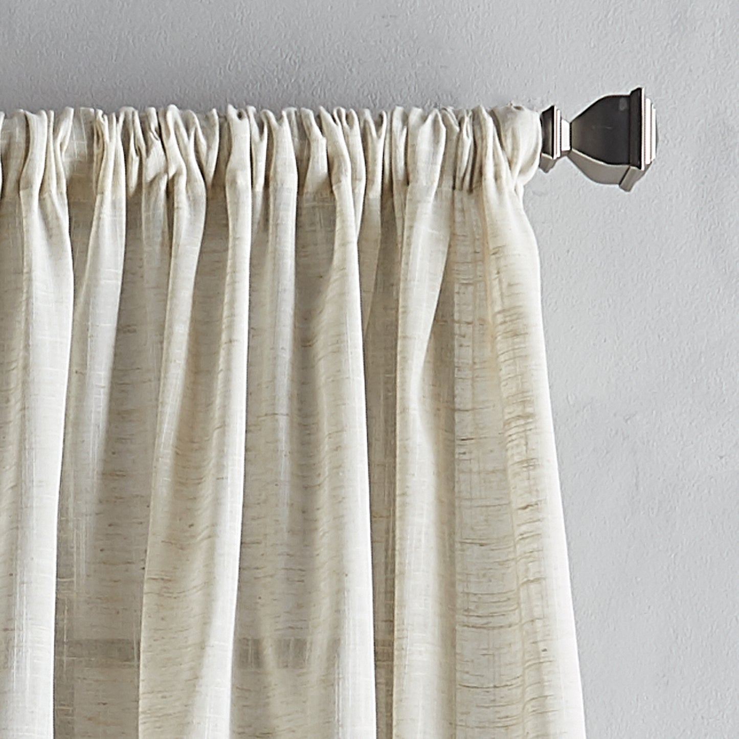 DKNY Classic Linen Blackout Curtain Panel Pair