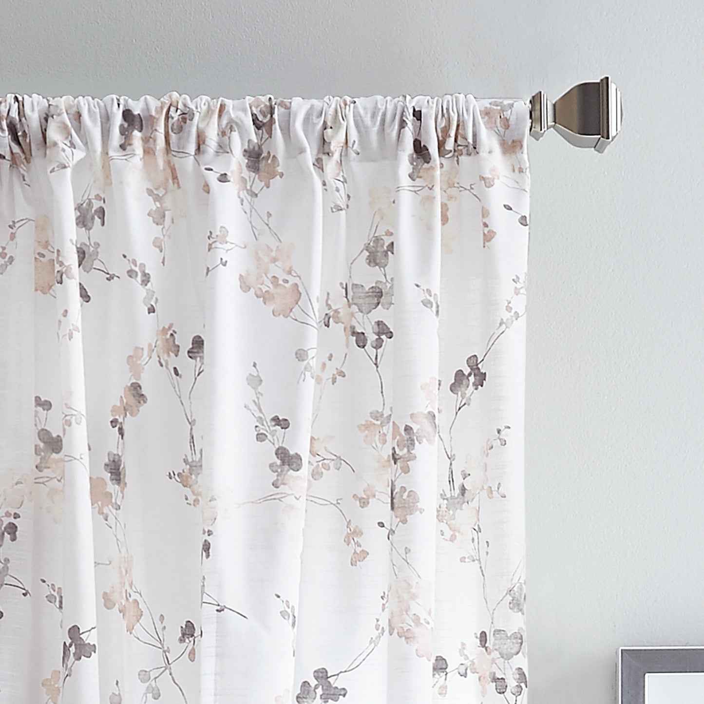 DKNY Wallflower Sheer Curtain Panel