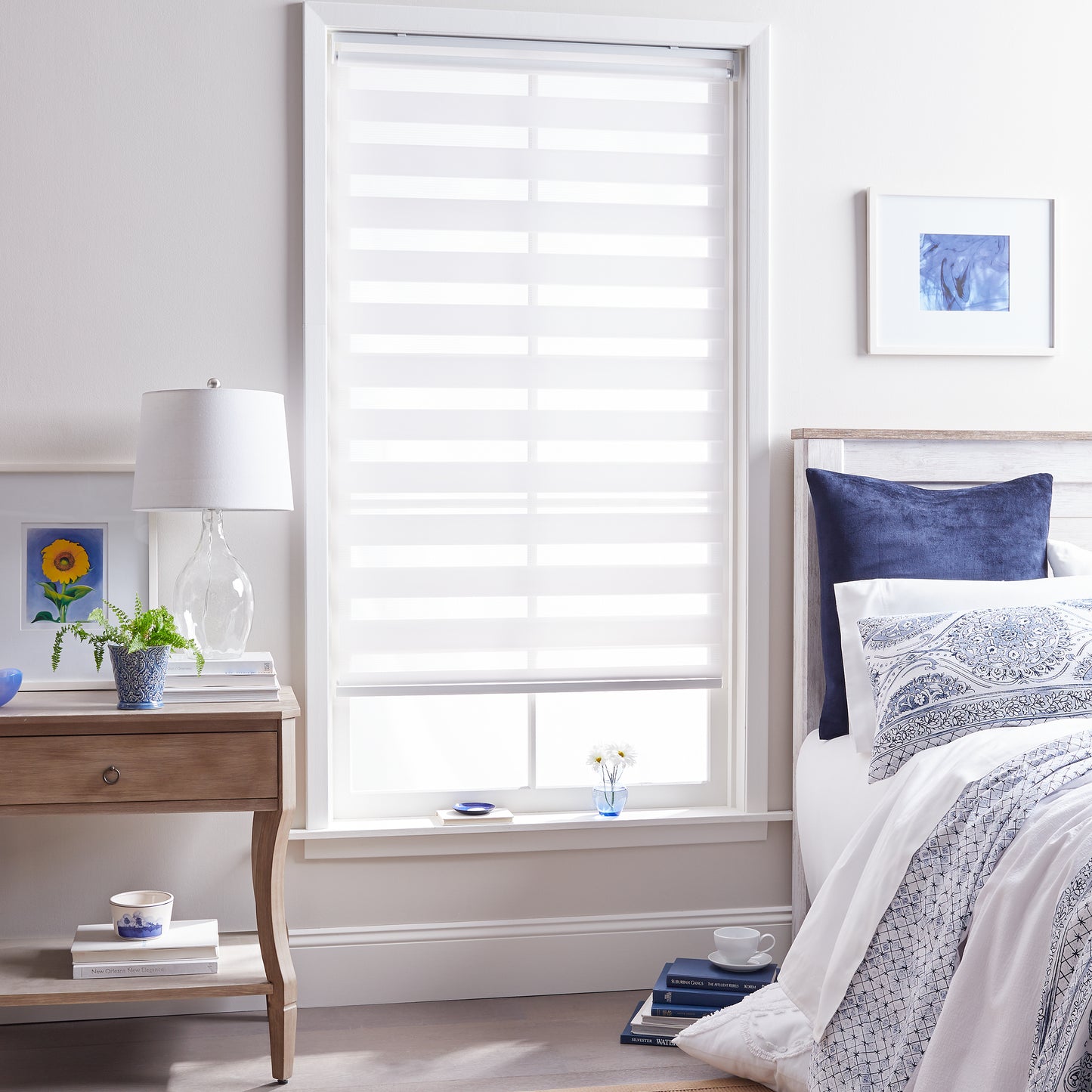 Panama White Day and Night Window Shade