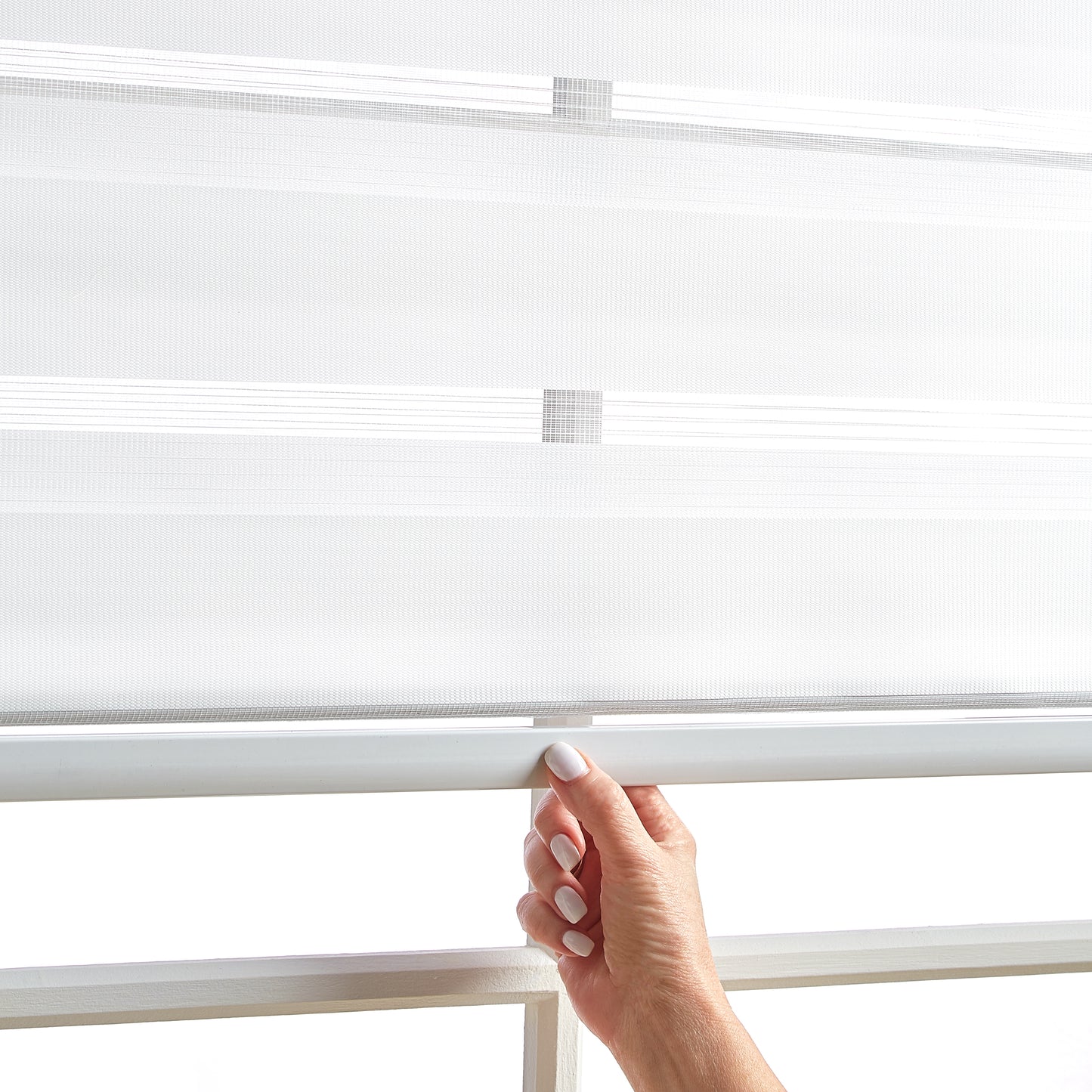 Panama White Day and Night Window Shade